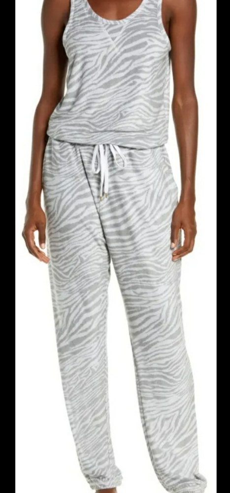 Zebra lounge jumpsuit